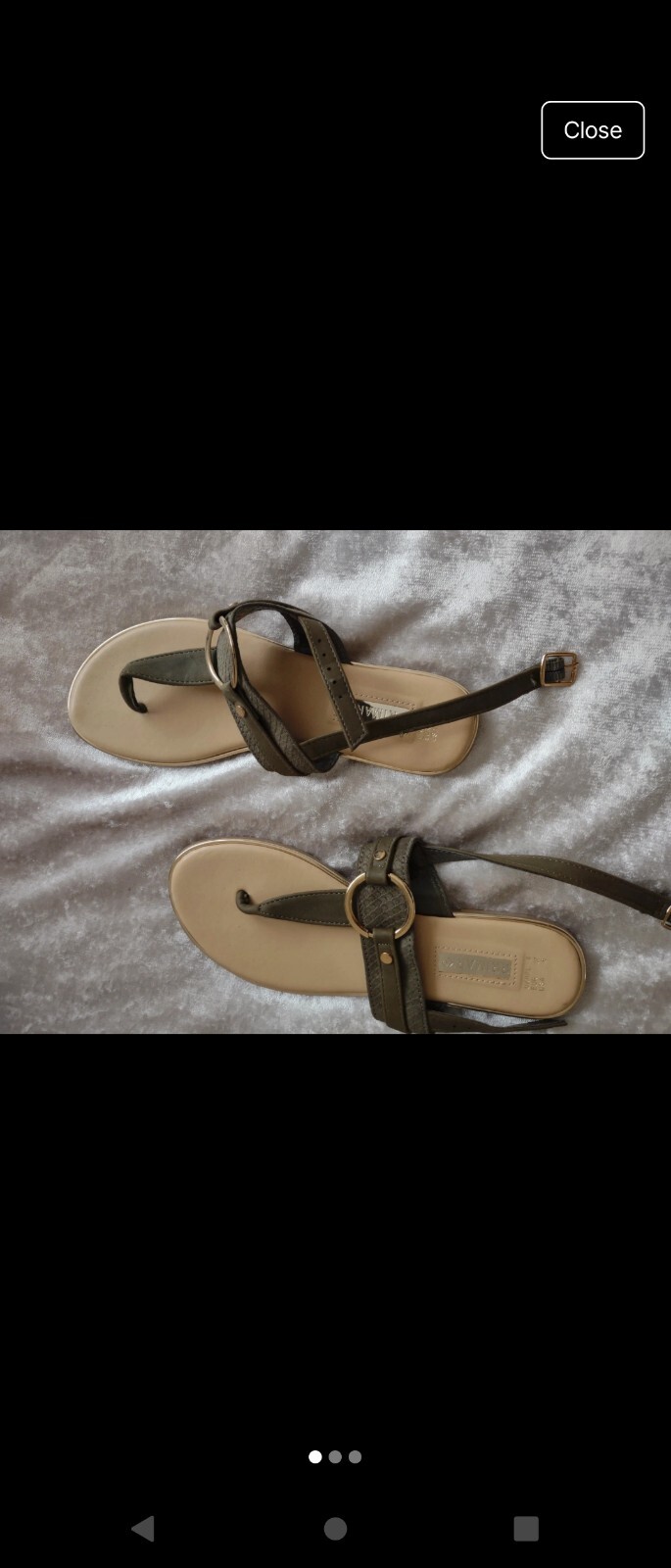 APL Sandali kaki e oro