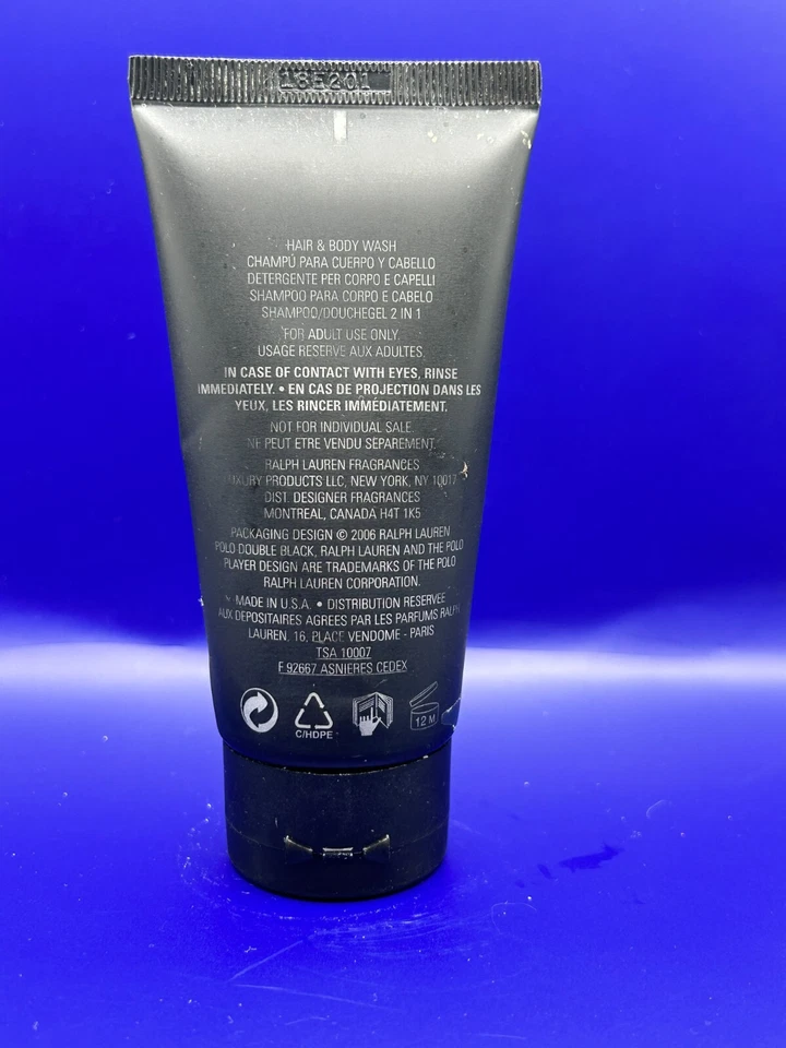 POLO RALPH LAUREN DOBLE NEGRO 75 ML LAVADO DE CABELLO Y CUERPO Foto 3 de 4