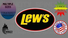 Lew's Fishing Car Window Vinyl Decal Graphic Boat Tackle Box Laptop Sticker 