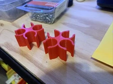 Case and Bullet feeder clamp for LEE reloading press Lee tube clip 1 set of 2ea