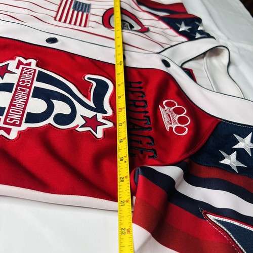 Vintage Denim Distillery Heritage by America Vandals Jersey Shirt Sz M 1776-77 - Picture 14 of 15