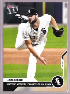 Lucas Giolito White Sox Tosses No Hitter vs Pirates 2020 Topps NOW #157 Base