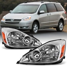 New Set 2004-2005 Sienna Headlights Headlamps 04 05 Headlamp Headlight New Set 2004-2005 Sienna Headlights Headlamps 04 05 Headlamp Headlight