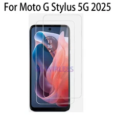 2 Pack For Motorola Moto G Stylus 5G 2025 Tempered Glass Screen Protector 