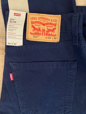 Levis 511 Jeans Hose SLIM -FIT dunkelblau W 34 L 30 NEU und 100% Original |  eBay