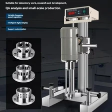 220V High Speed Lift and Speed Control Emulsifying Machine Fine Dispersion Mixer