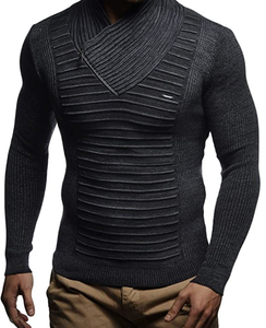 LEIF NELSON Mens Knitted Pullover 
