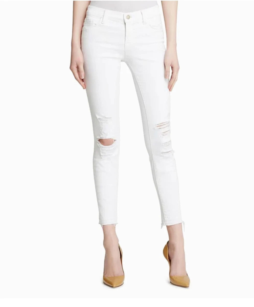 J brand white cropped jeans sale