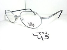 Vtg Nos LOGO PARIS Eyeglass Frame LT1110-001 France Black/Grey Unisex LTN-45