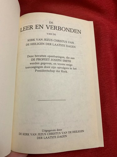 LEER EN VERBONDEN/PAREL VAN GROTE WAARDE (Dutch) 1983 Hardcover Mormon LDS - Picture 4 of 5