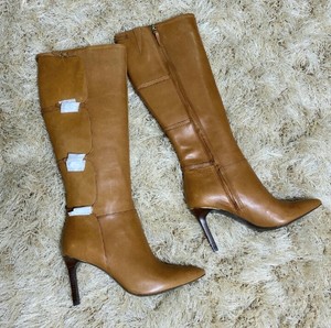 Lauren Ralph Lauren Tan Vallerie Burnished Leather Boots | eBay