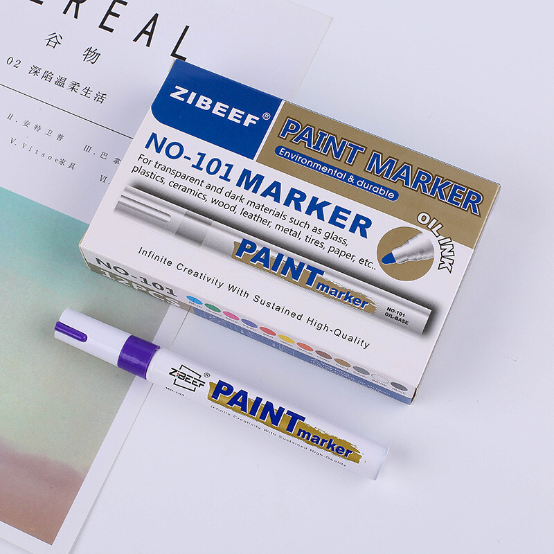 Waterproof Permanent Paint Marker Pen For Car Tyre Tire Tread Rubber Metal Wood