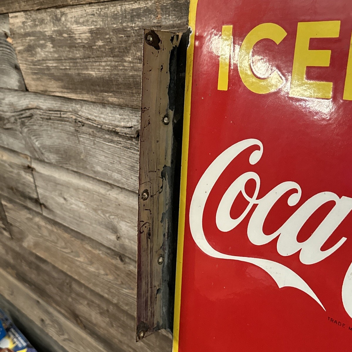 Vintage Coca Cola Porcelain Advertising Sign Flange Sign No.2 | eBay