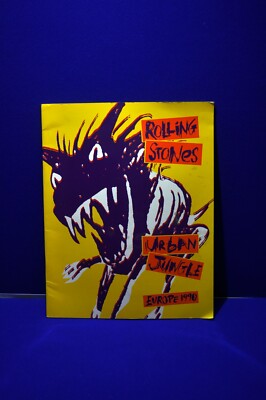 Rolling Stones urban jungle Europe 1990 Souvenir Programme Jagger Richards Watts