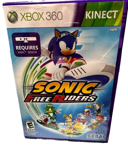 XBOX 360: Sonic Free Riders VG CONDITION CIB (Kinect Required)