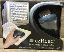 CARSON ezRead Electronic Reading Aid DR-200 Visual TV Magnifier With AC Adapter