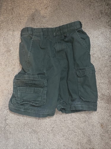 boy Scouts of America heavy duty cargo Shorts youth 10 green - 第 1/6 張圖片