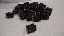 Lot of 27 Carling Technologies 651262 switch Mini  On/Off 12 A 12 V