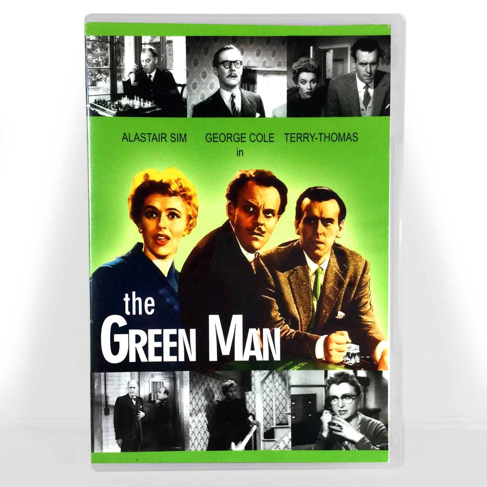 Sims Main Screen The Green Man (DVD, 1956, Full Screen) Like New ! Alastair Sim Terry ...
