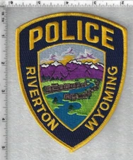 Riverton Police  (Wyoming)   Shoulder Patch  version 3