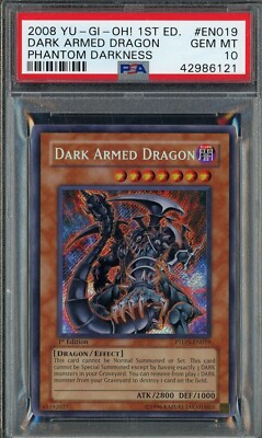 遊戯王 Dark Armed Dragon 英語版 Yugioh 2008 1st Edition Dark Armed Dragon PTDN-EN019 Secret Rare