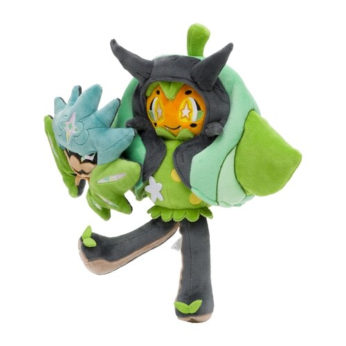 Pokemon Center Original Teal Mask Ogerpon Poke Plush Doll Stuffed Toy Limited