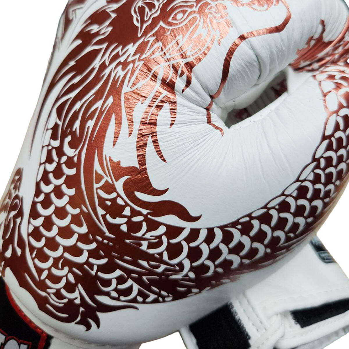 Boxing Gloves Twins Special FBGV-49 Copper White Fancy Muay Thai 