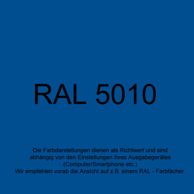 LudwigLacke Heizkörperlack Spray In RAL 5010 Enzianblau - 400 Ml Zum Einfachen Überstreichen Von Heizungen