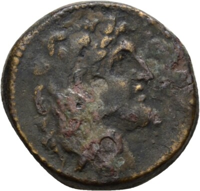 Seleukid Balas Bronze 19 mm/ 5,5 g Original Apoll Münze  #LAK20