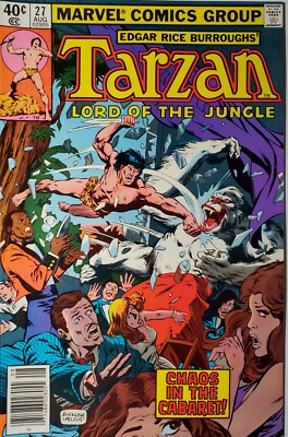 Marvel Comics Group Tarzan Lord of the Jungle Aug 1979 No. 27 Comic ...