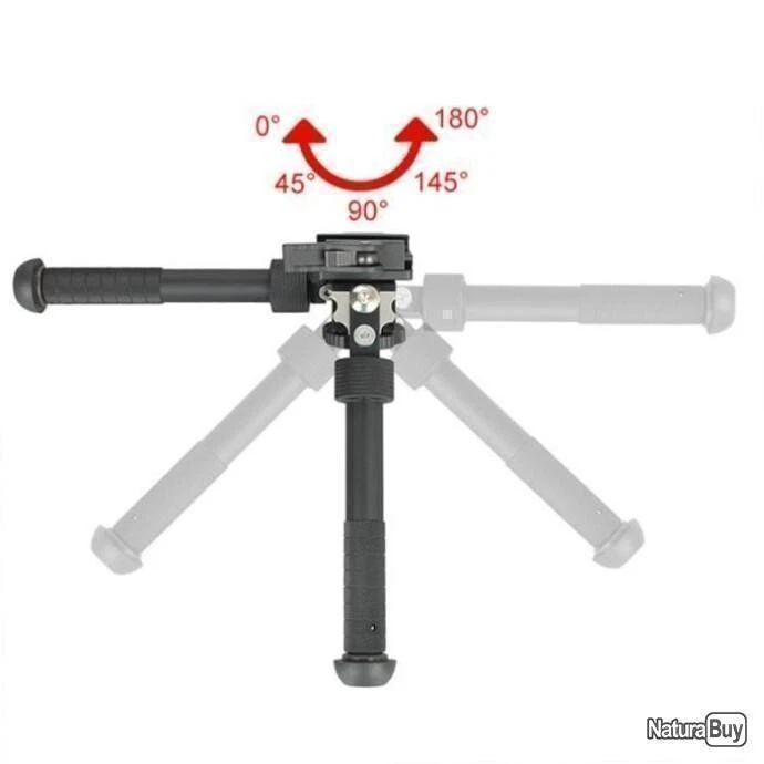 bipied de style atlas  ( matière alluminium se fixe sur un rail de 20 à 22 mm ) - Photo 2/4