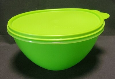 Tupperware Lime Green Bowl 2350-1 With Lid 2517C-3 | eBay