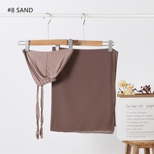 Soild Color Long Scarf Women Muslim Scarves Long Scarf Islamic Inner Cap Shawls