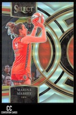 2024 Panini Select WNBA #190 Marina Mabrey Prizm Silver Connecticut Sun