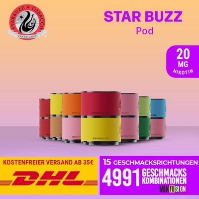 2er Pack Star Buzz Pod - 20mg - Alle Sorten | E-Zigarette E-Shisha