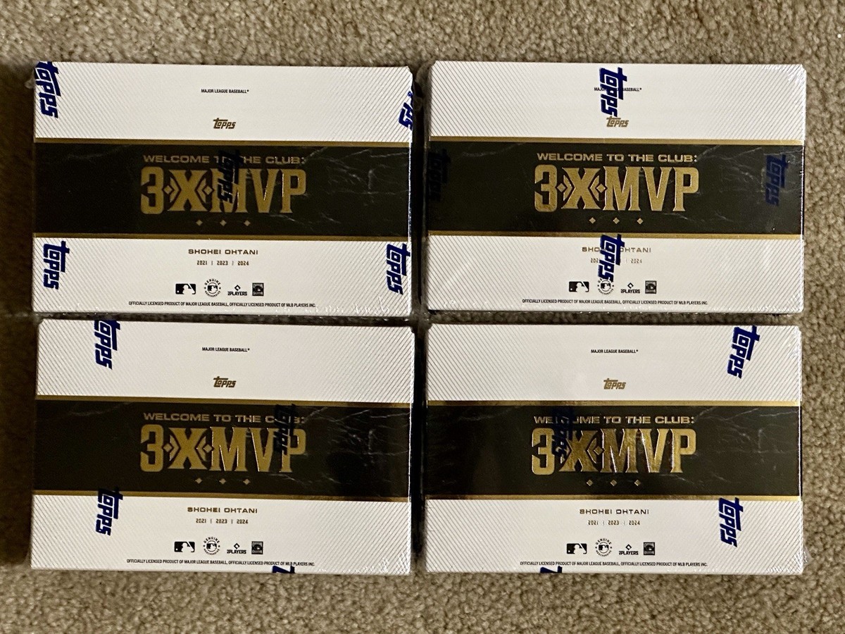 2025 Topps Welcome to the Club 3X MVP Box (Lot Of 4) Sealed