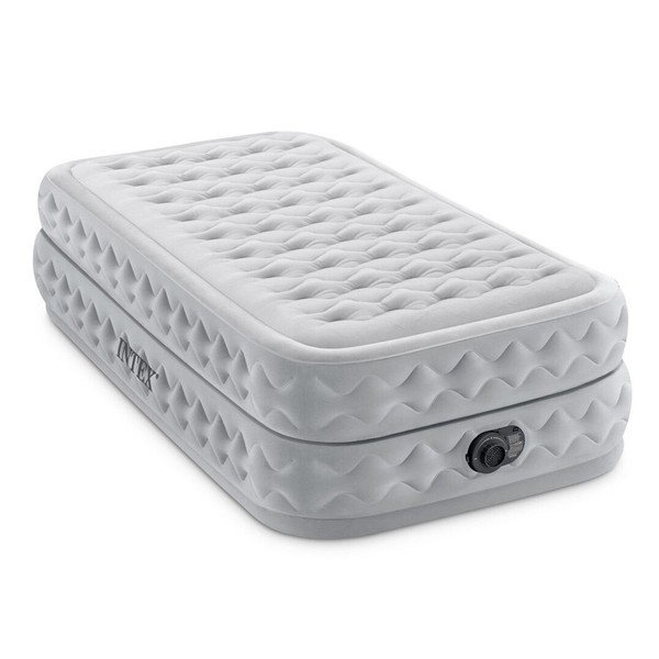 Intex Luxus Luftbett Supreme Air-Flow Single + 230V Pumpe GäStebett 191X99X51Cm-image
