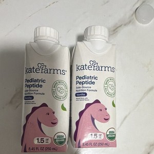 Kate Farms Pediatric Peptide Vanilla Nutrition Formula USDA Organic 8.45 fl oz