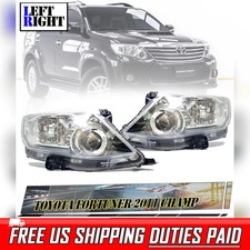 Head Lamp Front Light Rh Lh For Toyota Fortuner Tgn61 2012-2014 Suv Head Lamp Front Light Rh Lh For Toyota Fortuner Tgn61 2012-2014 Suv