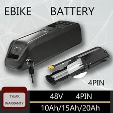 48V 10Ah 15Ah 20Ah 0-1500W Ebike Battery for Electric Bike Lithium 4Pin