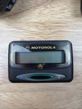 Motorola Flex Pager Beeper Digital Display w Holster Clip MHz TESTED