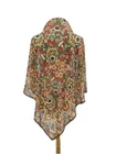 S40# MISSONI Foulard Silk Scarf Abstract Geometric Tribal Print Made in Italy