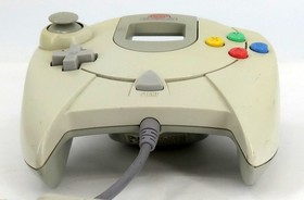 Vtg Sega Dreamcast HKT-3020 Console w Controller & VMU Memory Unit ~ Powers On