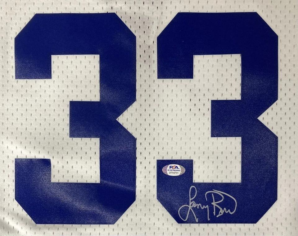 Larry Bird Signed Celtics All Star M&N Hardwood Classics Swingman Jersey PSA ITP - Image 2 of 4