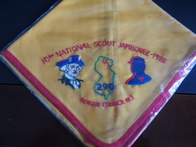Bergen Council New Jersey - 1981 National Jamboree Contingent N/C New in Bag