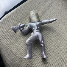 Vtg 1950s Spaceman w/HELMET -Ajax Archer Marx Figure 3  Plastic Sci-fi Astronaut