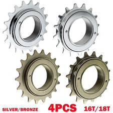4Pc Single Speed Freewheel 1/8" 16T 18T Cog Sprocket For BMX/Fixie/Kids Bike UK
