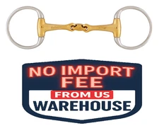 Neue Schule Tranz Angled Lozenge Eggbutt Bit 16mm Ergonomic Horse Bit 10680.