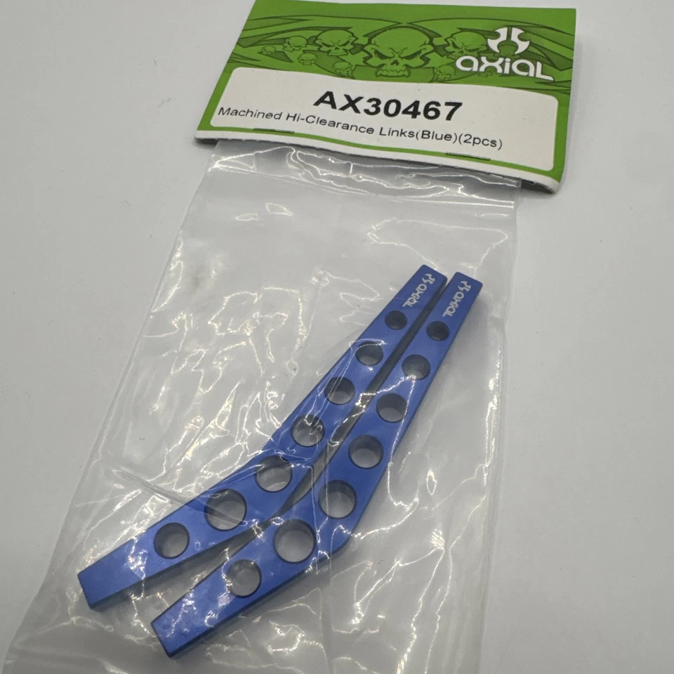 Oruga Axial RC - Eslabones mecanizados de alta separación azul - De colección NOS AX30467 Foto 2 de 4