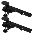 2 Pcs Foldable Keyboard Stand Piano Clip on Desk Tray Shelf Clamp